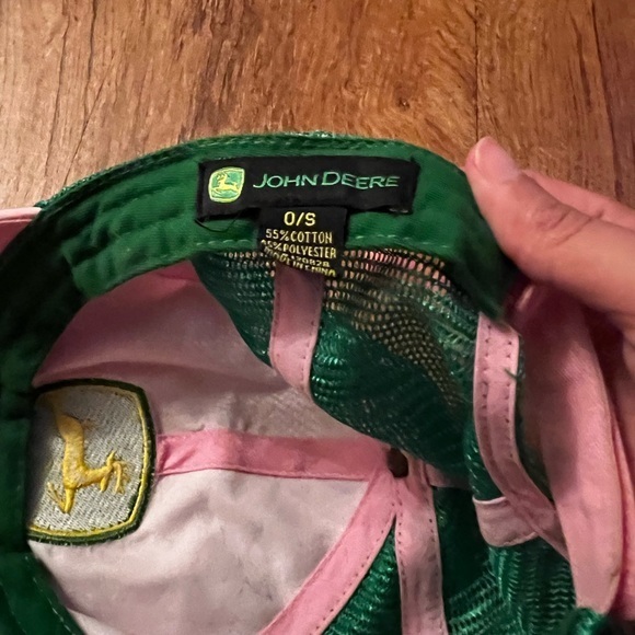 John Deere Embroidered Green Yellow Deer Logo - Picture 6 of 8